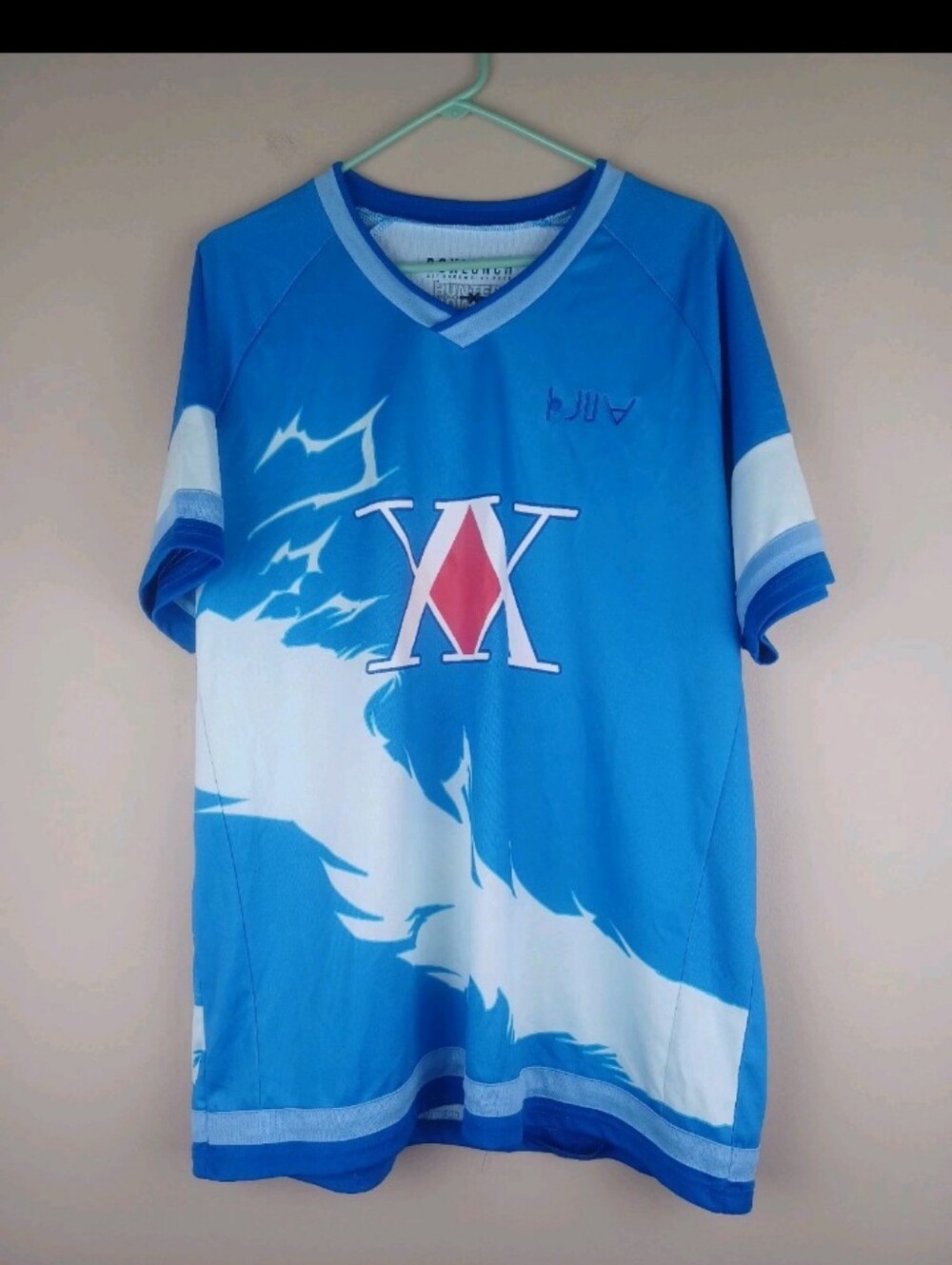 Box Lunch Hunter X Hunter Jersey Shirt Mens 2XL Godspeed Killua 99 Anime Rare